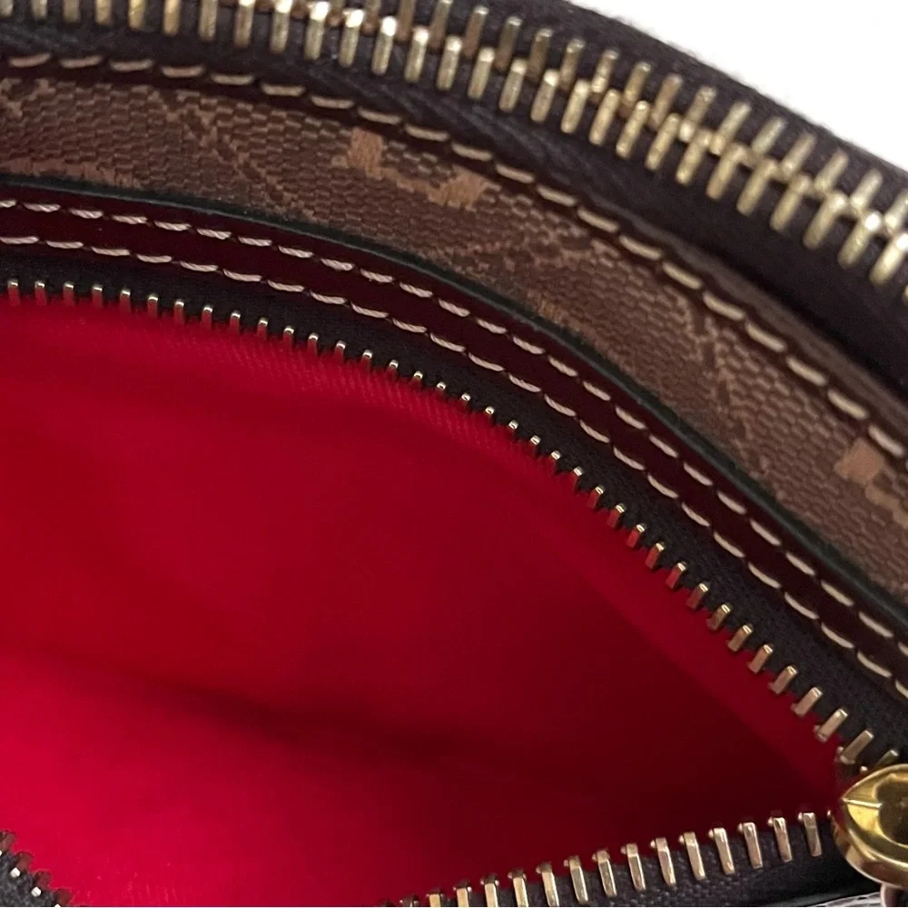 Dooney & Bourke Signature Zip Around Wristlet